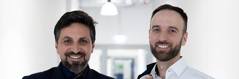 Bochumer Cybersecurity-Startup ENTRYZERO erhält Seed-Investment Dr. Mohamad Sbeiti (links) und Samet Gökbayrak sind die Gründer von Entryzero.