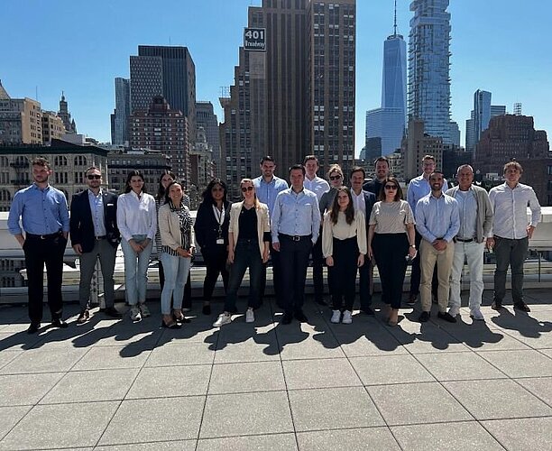 Innovation Networks Gruppenfoto der WFI Delegation in New York
